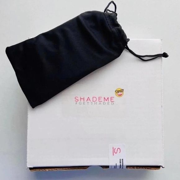 E52-3: purple/yellow Rimless Sunglasses - Picture 4 of 4